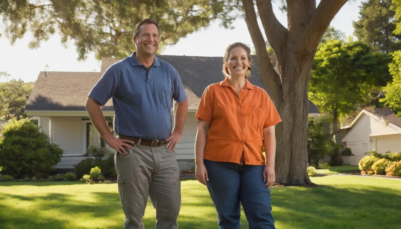 Homeowner reviewing a tree removal plan with a local provider in the Rocklin area